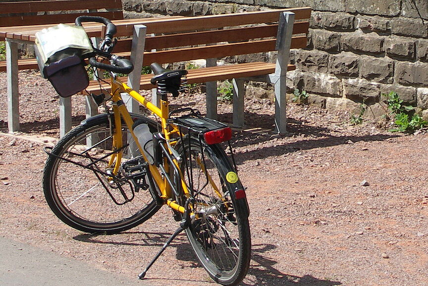 gelbes Fahrrad gelbes Fahrrad